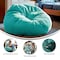 Flash Furniture Bean Bag Chair, 42 in W 42" L 19" H DG-BEAN-LARGE-SOLID-MTGN-GG - alternate 6